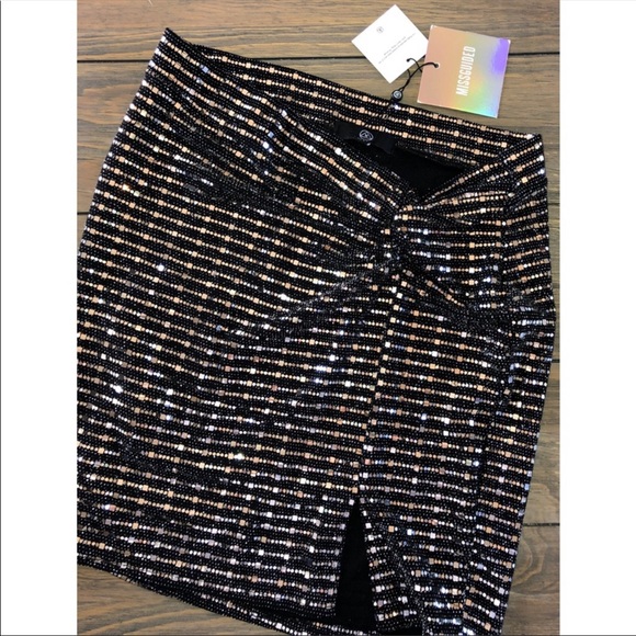 6- Missguided mirror sequin split front mi… - Picture 7 of 15